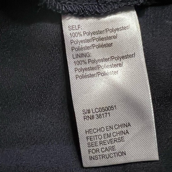 Nordstrom Lucca Couture deep lace up Vneck navy floral dress size medium - Picture 10 of 10